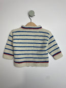 Strickjacke Streifen • 74 • handmade