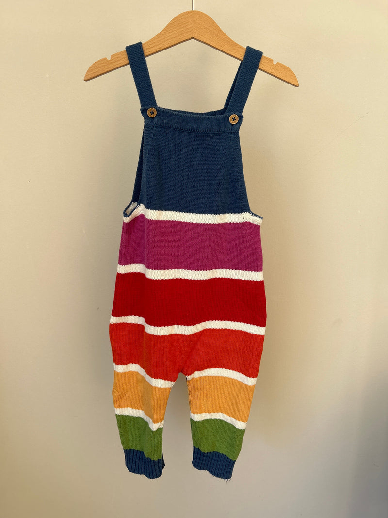 Kite knitted dungarees - size 80/86