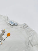 Langarmshirt mit Giraffenprint - Gr. 68 (Feetje)