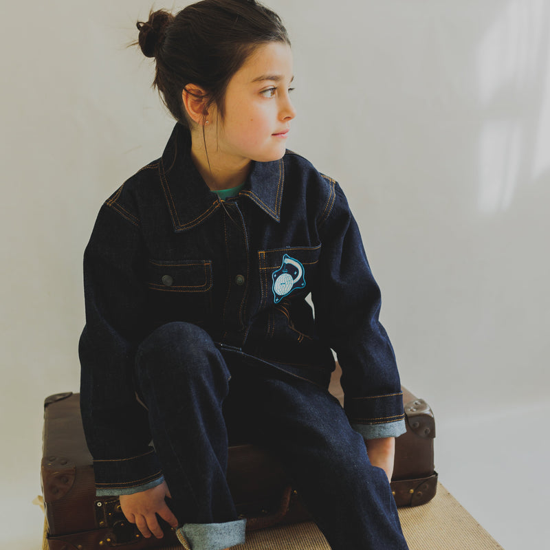 Kids CLUB OF ALL FEELINGS denim jacket