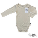Eve & Olive | Baby Body Langarm | Cute Beige