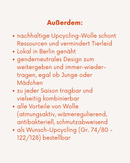 Oberteil Tanktop Pullunder Unterhemd 74/80 aus 100% Upcycling-Wolle in Melonenrosa - Jawoll Baby