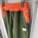 Oktopulli Mitwachshose Toni | Bio-Cordnicki | Grün 116 - 128