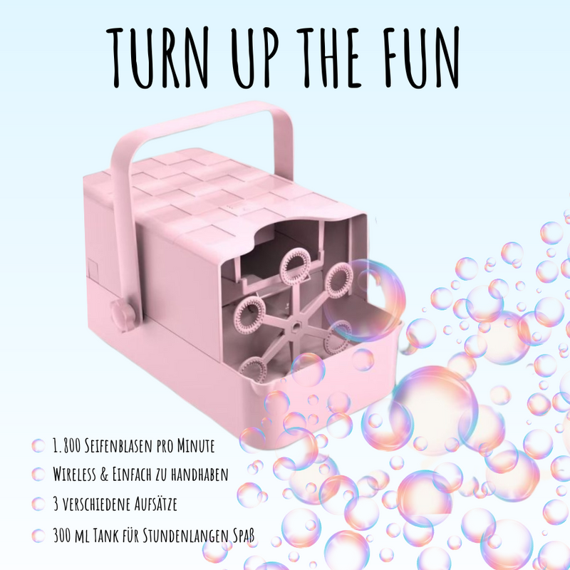 LALARMA – SEIFENBLASENMASCHINE (ROSE)