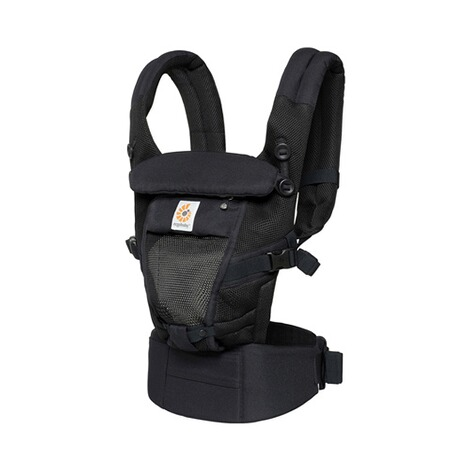 Ergobaby Adapt Cool Air Mesh Babytrage Bauchtrage 3 Tragepositionen Onyx Black