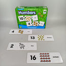 Diverse Lernspiel-Set: Zahlen, Buchstaben & Uhrzeit