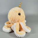 Flos Toys Stofftier - Kuscheltier Oktopus mit Horn