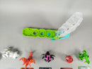 Bakugan Figuren Set von 6 mit Karten und Baku-Clip