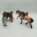 Schleich Bundle Set von 4 Elefant Zebra Pferde