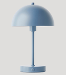 B-Ware Mokebo Tischlampe Leuchte Nachttischlampe Vintage Usb C Blaugrau Metall 18cm409