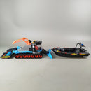 Playmobil Bundle Rettungsfahrzeug & Boot mit Figur