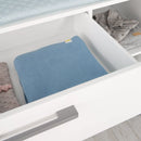 B-Ware Roba Wickelkommode Kommode Mika Weiß 3 Schubladen Tür Babyzimmer 103x117,5x78 Cm