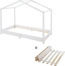 Roba Hausbett Kinderbett Bett 70x140 Cm Lattenrost Holz Weiß Kinderzimmer B-Ware