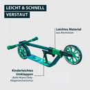 B-Ware Hudora Scooter Roller Big Wheel Waves Daydream Edition Aluminium Standplattform