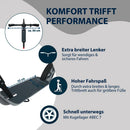 B-Ware Hudora Scooter Tretroller Big Wheel 230 Advanced Shadow Erwachsene Jugendliche
