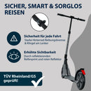 B-Ware Hudora Scooter Tretroller Big Wheel 230 Advanced Shadow Erwachsene Jugendliche