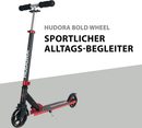 Hudora Bold Wheel L Roller Rad Kickroller City Roller Rot Scooter Zubehör B-Ware - 4005998144121