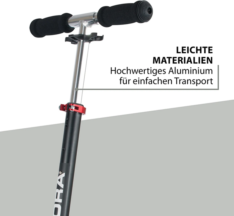 Hudora Bold Wheel L Roller Rad Kickroller City Roller Rot Scooter Zubehör B-Ware - 4005998144121