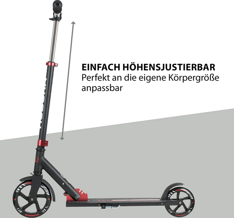 Hudora Bold Wheel L Roller Rad Kickroller City Roller Rot Scooter Zubehör B-Ware - 4005998144121