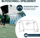 B-Ware Hudora Fußballtor Torwand Trainer Goal Fußballnetz Familie Outdoor Spiel10