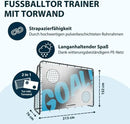 B-Ware Hudora Fußballtor Torwand Trainer Goal Fußballnetz Familie Outdoor Spiel10