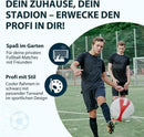 B-Ware Hudora Fußballtor Torwand Trainer Goal Fußballnetz Familie Outdoor Spiel10