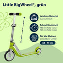 B-Ware Hudora Roller Scooter Tretroller Little Big Wheel Aluminium Klapproller Grün