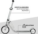 Hudora Scooter Roller Cityrolller Tretroller Silber Klappbar Höhenverstellbar B-Ware - 4005998857144