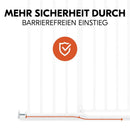 B-Ware Hauck Treppenschutzgitter Kinderschutzgitter Clear Step 2 Metall Weiß 96 101 Cm