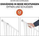 B-Ware Hauck Schutzgitter Treppengitter Türgitter Open N Stop 2 Set Verlängerung 21 Cm