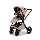 B-Ware Moon Kombikinderwagen Kinderwagen Gio 2.0 Sand Fußsack Handmuff Sand