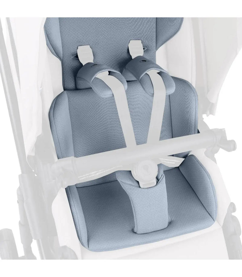 B-Ware Abc Design Einlagen Set Kinderwagen Cozy Ice Blue Sitzunterlage