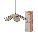 B-Ware Osram Pendelleuchte Hängelampe Rattan Daisy Leuchte E27 Led Braun Innenbereich