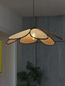 B-Ware Osram Pendelleuchte Hängelampe Rattan Daisy Leuchte E27 Led Braun Innenbereich