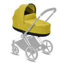 B-Ware Cybex Kinderwagenaufsatz Babywanne Priam Lux Carrycot Mustard Yellow Baumwolle
