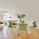 B-Ware Hjh Office Besucherstuhl Konferenzstuhl Stapelstuhl T36 Vi Kunststoff Grün