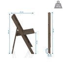 B-Ware Hjh Living Gartenstuhl / Klappstuhl Travano 1 2er Pack / 2 Stühle Kunststoff