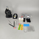 Mikroskop-Set mit Zubehör und Schutzbrille