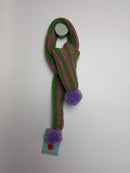 Merinoschal • Stripes & Bommel • handmade by fUXvintage