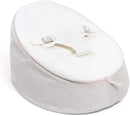 doomoo Seat'n Grow Babywippe, mitwachsend von Geburt an bis 25 kg, sehr komfortabel, Füllung aus Mikroperlen und weiche Baumwollstoffe, Oeko-Tex und GOTS, Beige