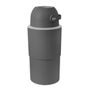 Chicco Windeleimer XL Geruchskontrolle, kompakte und platzsparende Windelentsorgung, fasst bis zu 45 Windeln, kein Nachfüllen nötig, normale Beutel verwenden, Grau