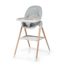 Foppapedretti Bonito Hochstuhl und Babystuhl, Kinder von 6 Monaten bis 3 Jahren (bis 15 kg), Polsterung abnehmbar und waschbar, ergonomische Sitzfläche und Rückenlehne, doppeltes Tablett verstellbar,