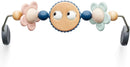 BabyBjörn Babywippe Bliss, Gewebt, Klassische Steppung, Anthrazitgrau mit Spielzeug für Babywippe, Fröhliche Augen