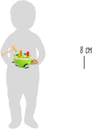 small foot Klopfspiel Schildkröte aus Holz, FSC 100%-Zertifiziert, Motorikspiel, ab 12 Monaten, 11221, Mehrfarbig