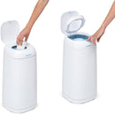 Foppapedretti Missk Windelfutter (bis zu 40 Windeln), 1 Nachfüllpackung enthalten (bis zu 180 Windeln), hält Gerüche mit 5-lagiger Barriere, antibakterielle Behandlung