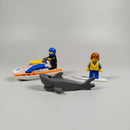 Lego Wasserabenteuer Set - Jetski, Surfer & Hai