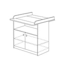 roba Wickelkommode 'Lena', Fronten und Korpus Dekor Ahorn