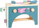 small foot Werkzeugkasten 2 in 1 "Nordic", Rollenspielzeug ab 3 Jahren, mit Kinderwerkzeugen aus Holz, 12213