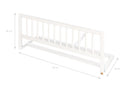 Pinolino - 'Classic' bed guard rail - white