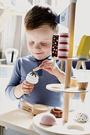 small foot Eisständer "fresh" aus Holz, Zubehör für Kinderküche und Kaufmannsladen, ab 3 Jahren, 12232